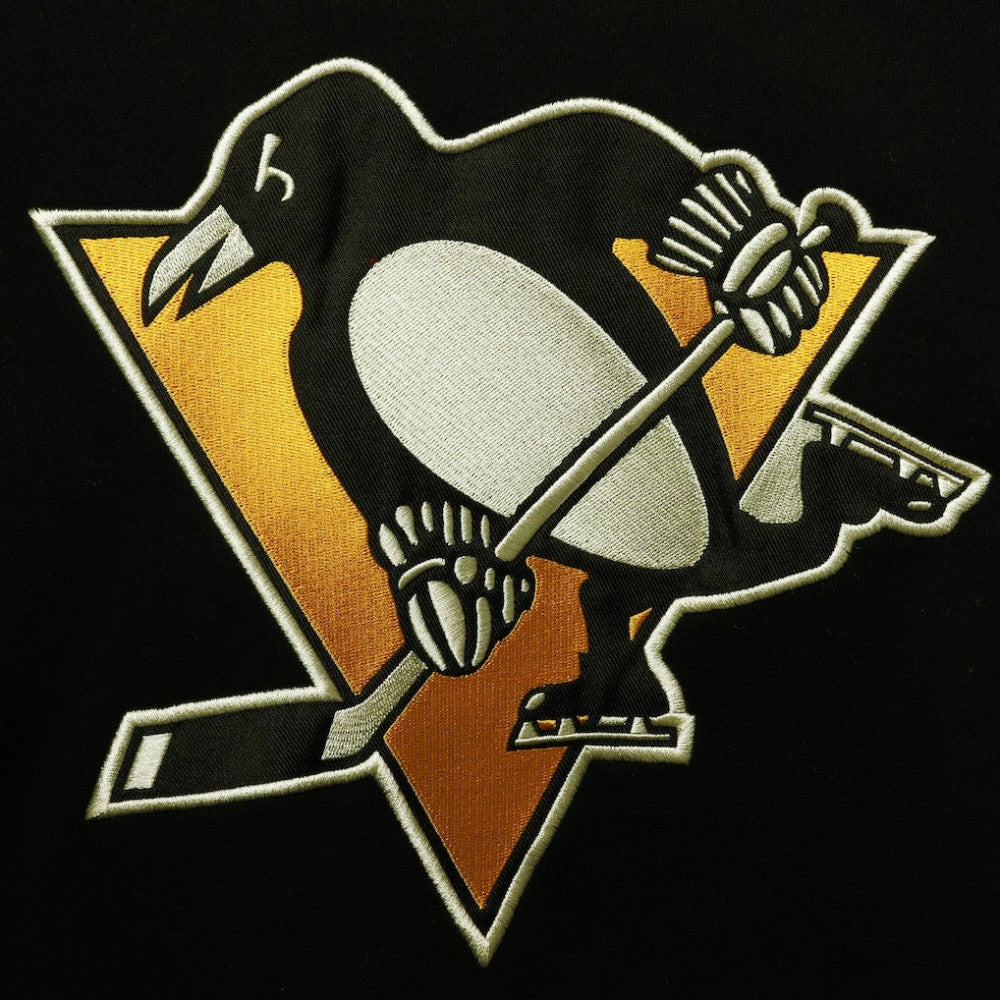 Mario Lemieux Pittsburgh Penguins '47 Retired Player Name & Number Lacer Pullover Hoodie - Black - NHL