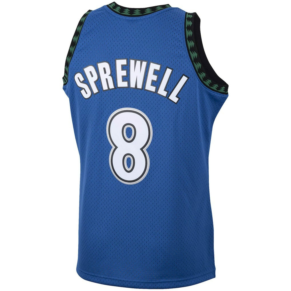Latrell Sprewell Minnesota Timberwolves 2003/04 Hardwood Classics Swingman Jersey Blue - NBA