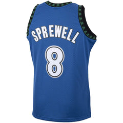 Latrell Sprewell Minnesota Timberwolves 2003/04 Hardwood Classics Swingman Jersey Blue - NBA