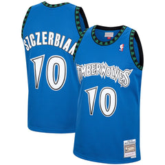 Wally Szczerbiak Minnesota Timberwolves 2003/04 Hardwood Classics Swingman Jersey Blue - NBA