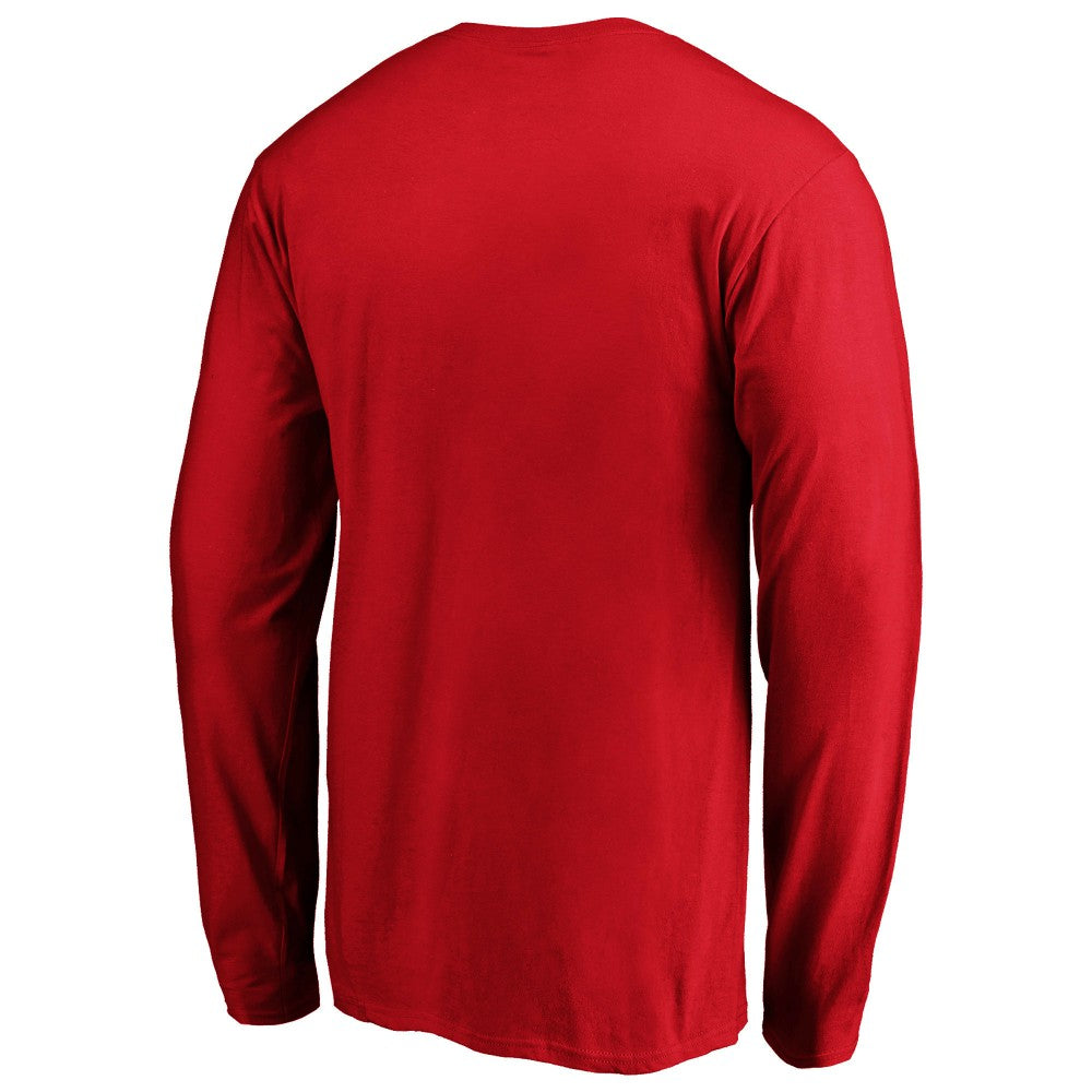 Men's Red Philadelphia Phillies Team Heart & Soul Long Sleeve T-Shirt T-shirts - MLB