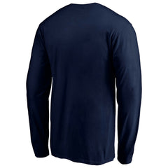 Men's Navy Los Angeles Angels Team Heart & Soul Long Sleeve T-Shirt T-shirts - MLB
