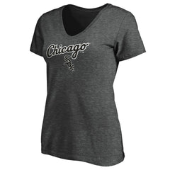 Chicago White Sox Fanatics Women's Team Logo Lockup V-Neck T-Shirt - MLB
