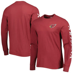 Arizona Cardinals '47 Triple Threat Franklin Long Sleeve T-Shirt Cardinal | 47 brand