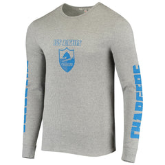 Los Angeles Chargers Junk Food Heavyweight Thermal Long Sleeve T-Shirt Heathered Gray | NFL