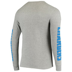 Los Angeles Chargers Junk Food Heavyweight Thermal Long Sleeve T-Shirt Heathered Gray | NFL