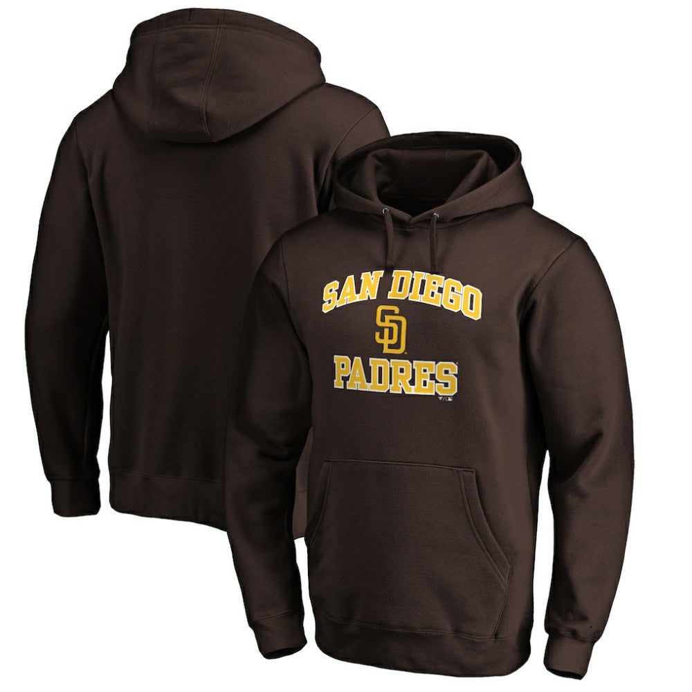 San Diego Padres Fanatics MTO Label Heart & Soul Pullover Hoodie - MLB