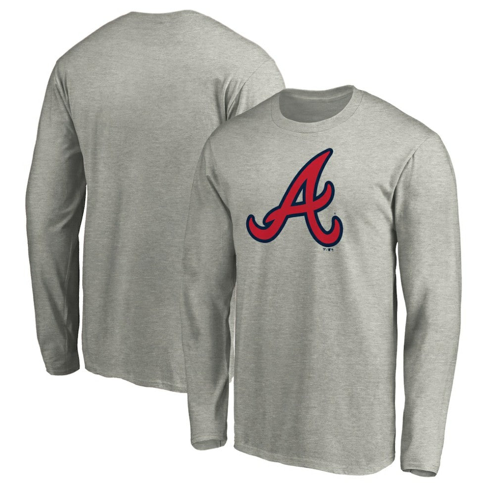 Atlanta Braves Official Team Logo Long Sleeve T-Shirt - MLB