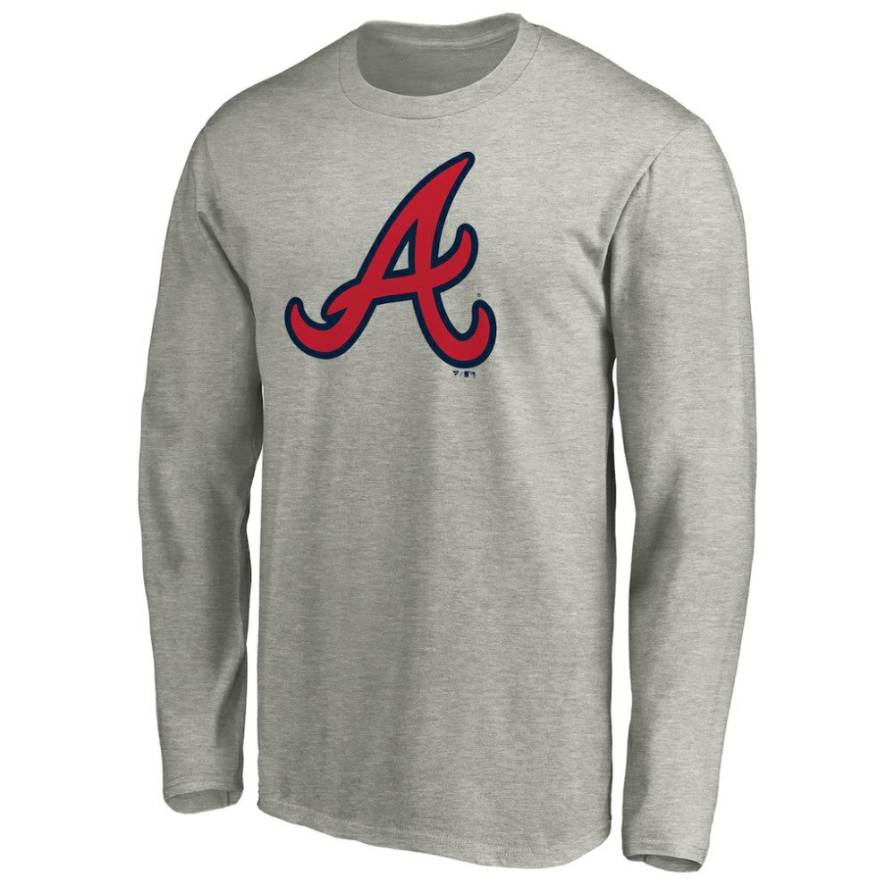 Atlanta Braves Official Team Logo Long Sleeve T-Shirt - MLB