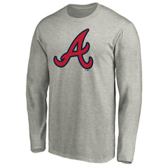 Atlanta Braves Official Team Logo Long Sleeve T-Shirt - MLB