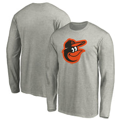 Baltimore Orioles Official Team Logo Long Sleeve T-Shirt - MLB