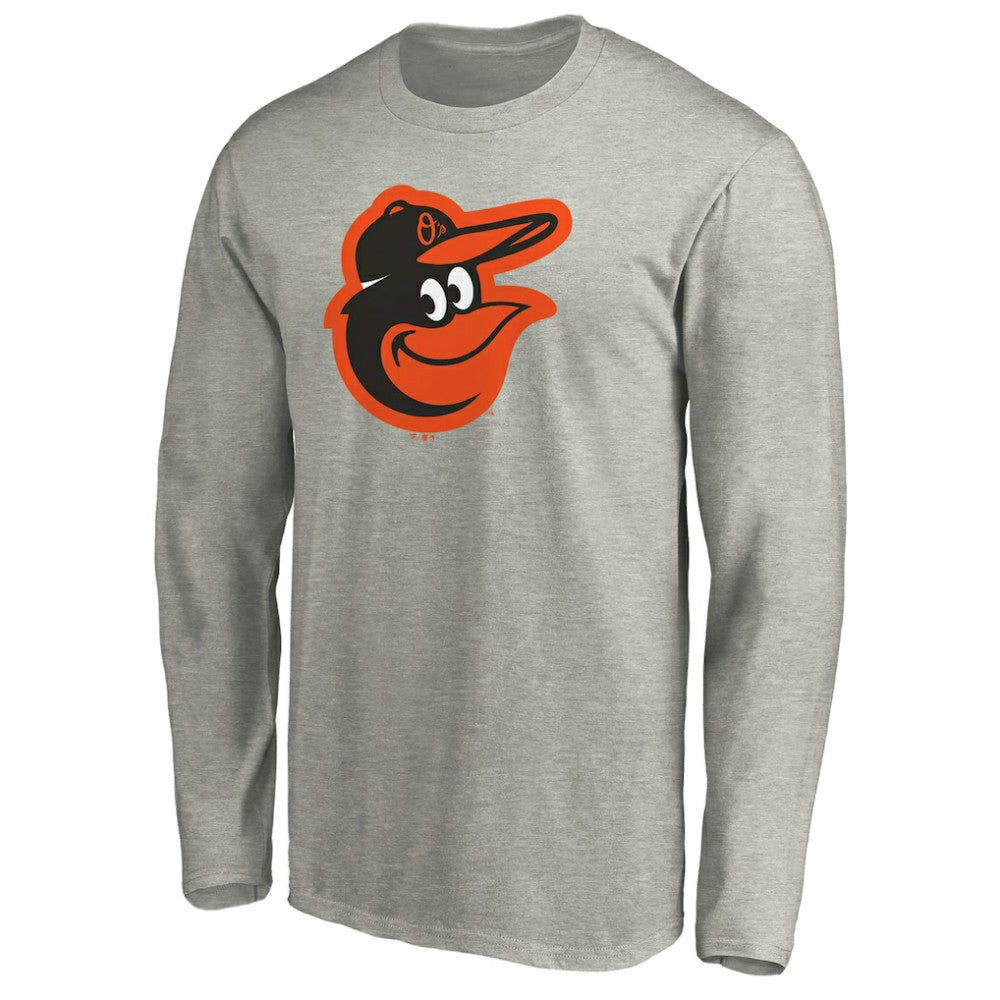 Baltimore Orioles Official Team Logo Long Sleeve T-Shirt - MLB