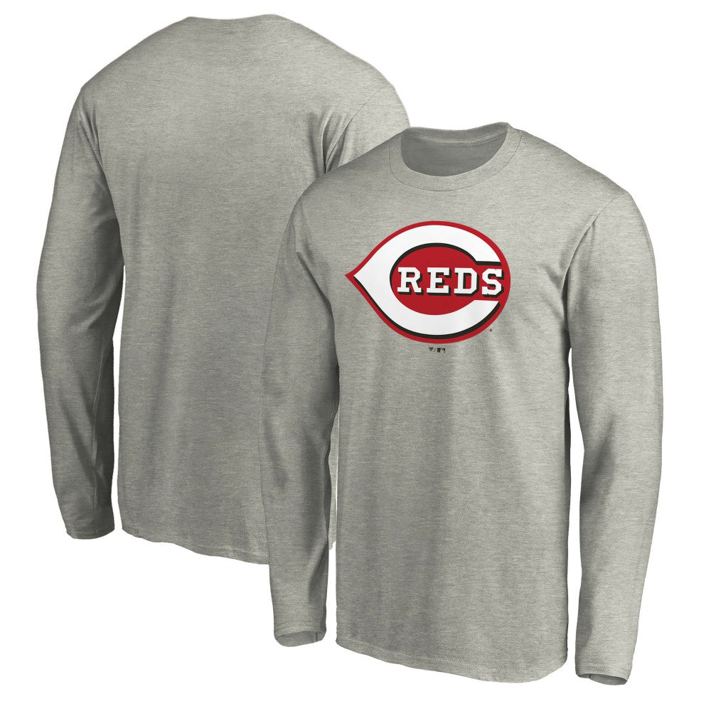 Cincinnati Reds Official Team Logo Long Sleeve T-Shirt - MLB