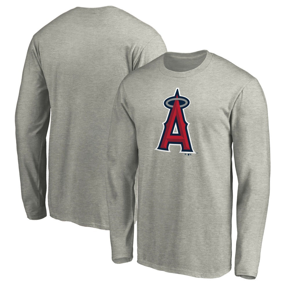 Los Angeles Angels Official Team Logo Long Sleeve T-Shirt - MLB