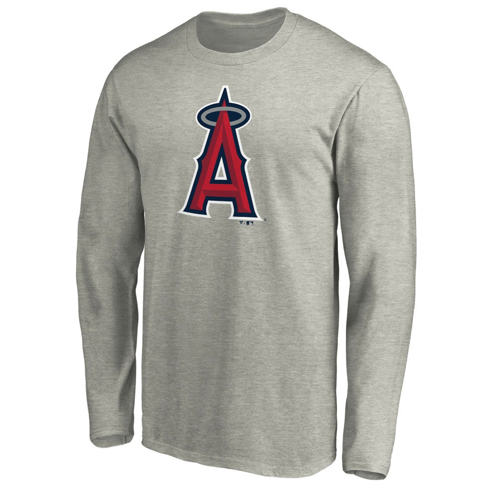 Los Angeles Angels Official Team Logo Long Sleeve T-Shirt - MLB