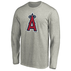 Los Angeles Angels Official Team Logo Long Sleeve T-Shirt - MLB