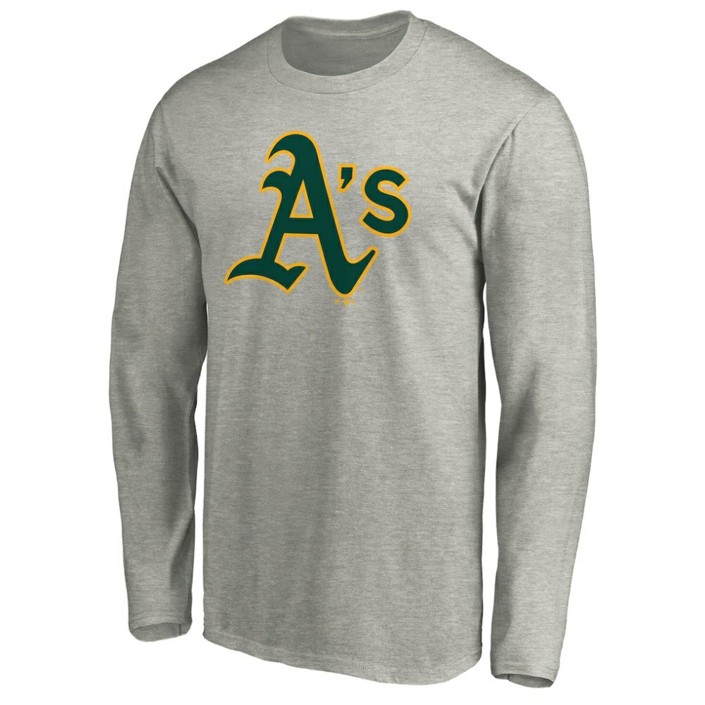 Athletics Official Team Logo Long Sleeve T-Shirt - MLB