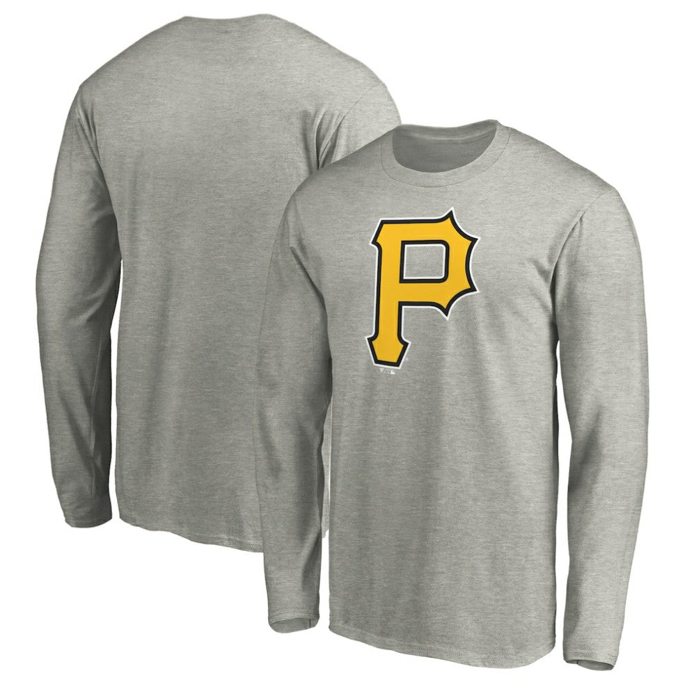 Pittsburgh Pirates Official Team Logo Long Sleeve T-Shirt - MLB
