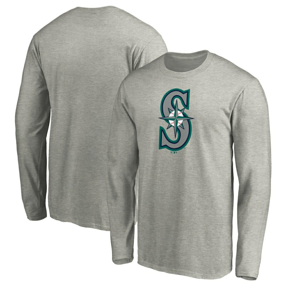 Seattle Mariners Official Team Logo Long Sleeve T-Shirt - MLB