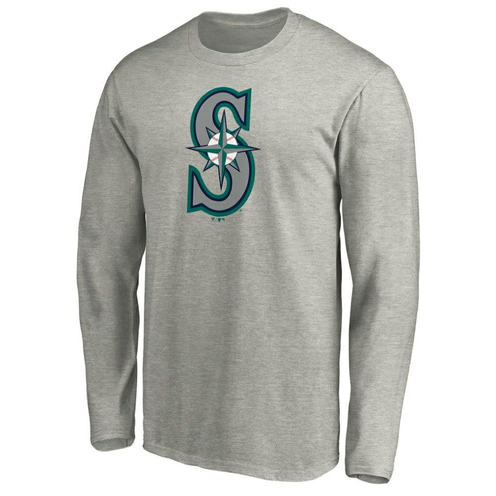 Seattle Mariners Official Team Logo Long Sleeve T-Shirt - MLB