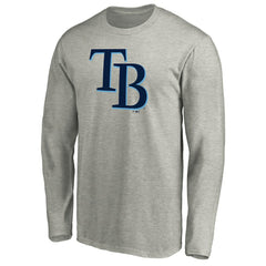 Tampa Bay Rays Official Team Logo Long Sleeve T-Shirt - MLB