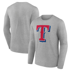 Texas Rangers Official Team Logo Long Sleeve T-Shirt - MLB
