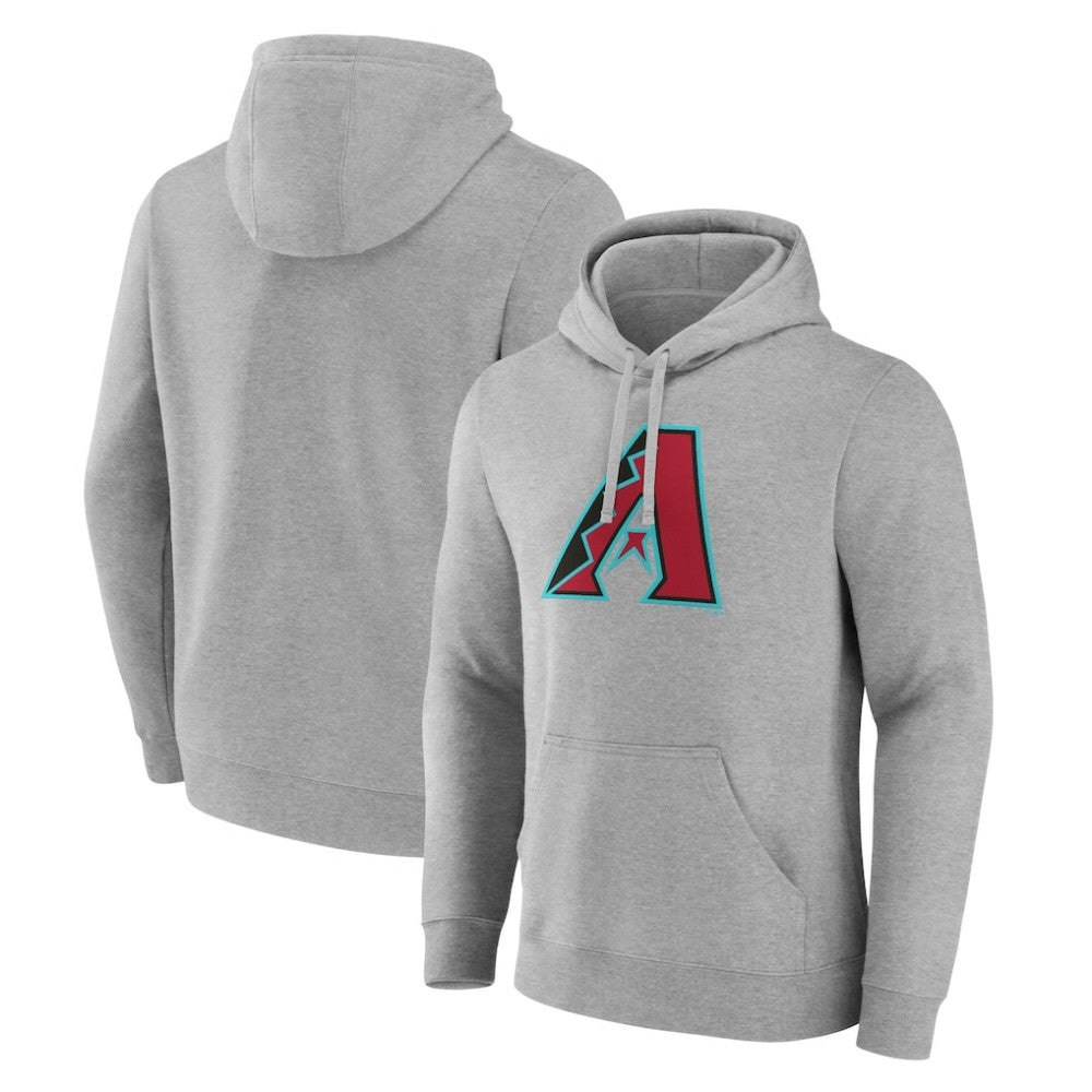 Arizona Diamondbacks Official Logo Fitted Pullover Hoodie - MLB