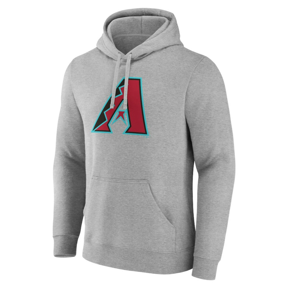 Arizona Diamondbacks Official Logo Fitted Pullover Hoodie - MLB