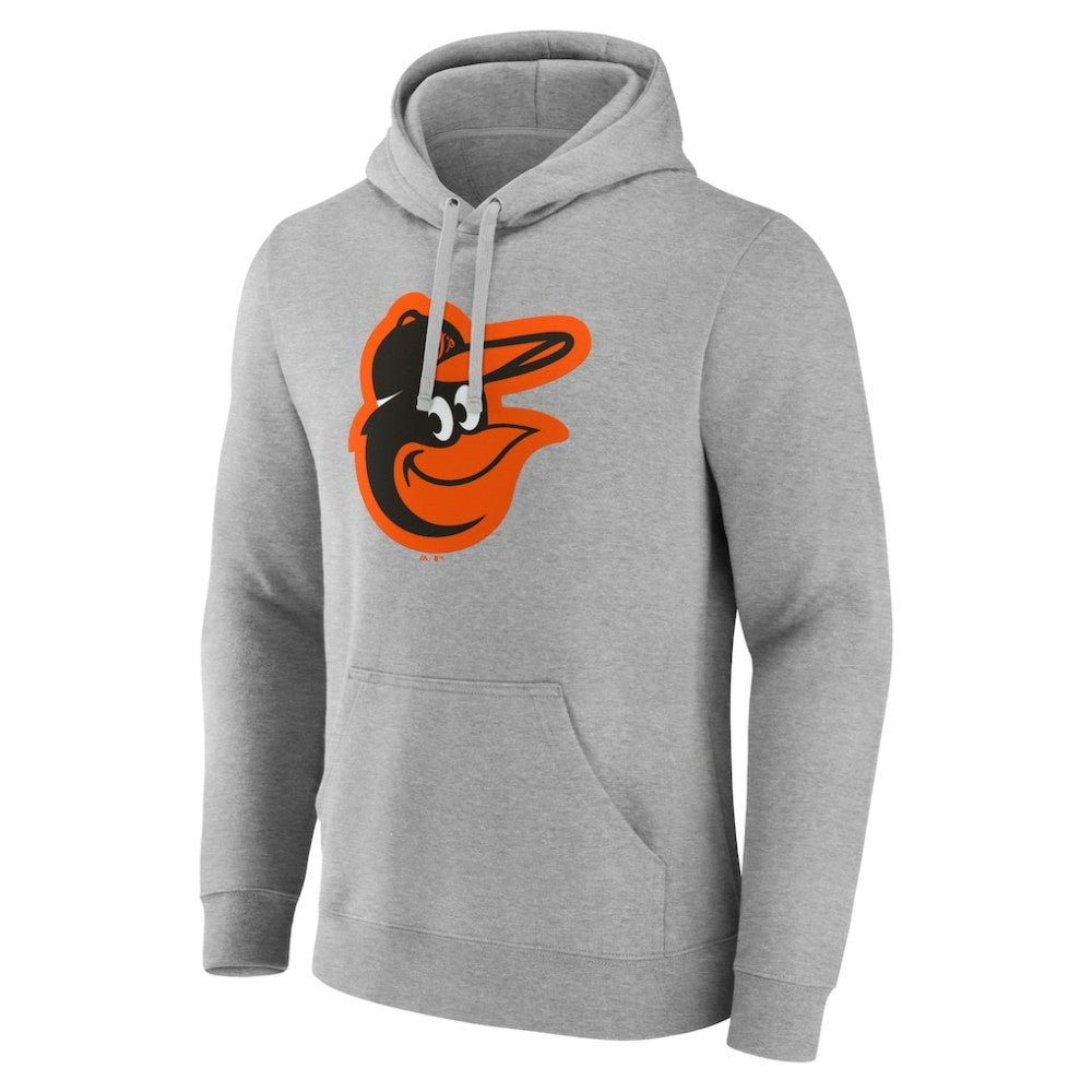 Baltimore Orioles Official Logo Fitted Pullover Hoodie - MLB