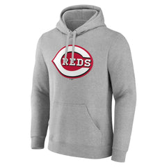 Cincinnati Reds Official Logo Fitted Pullover Hoodie - MLB