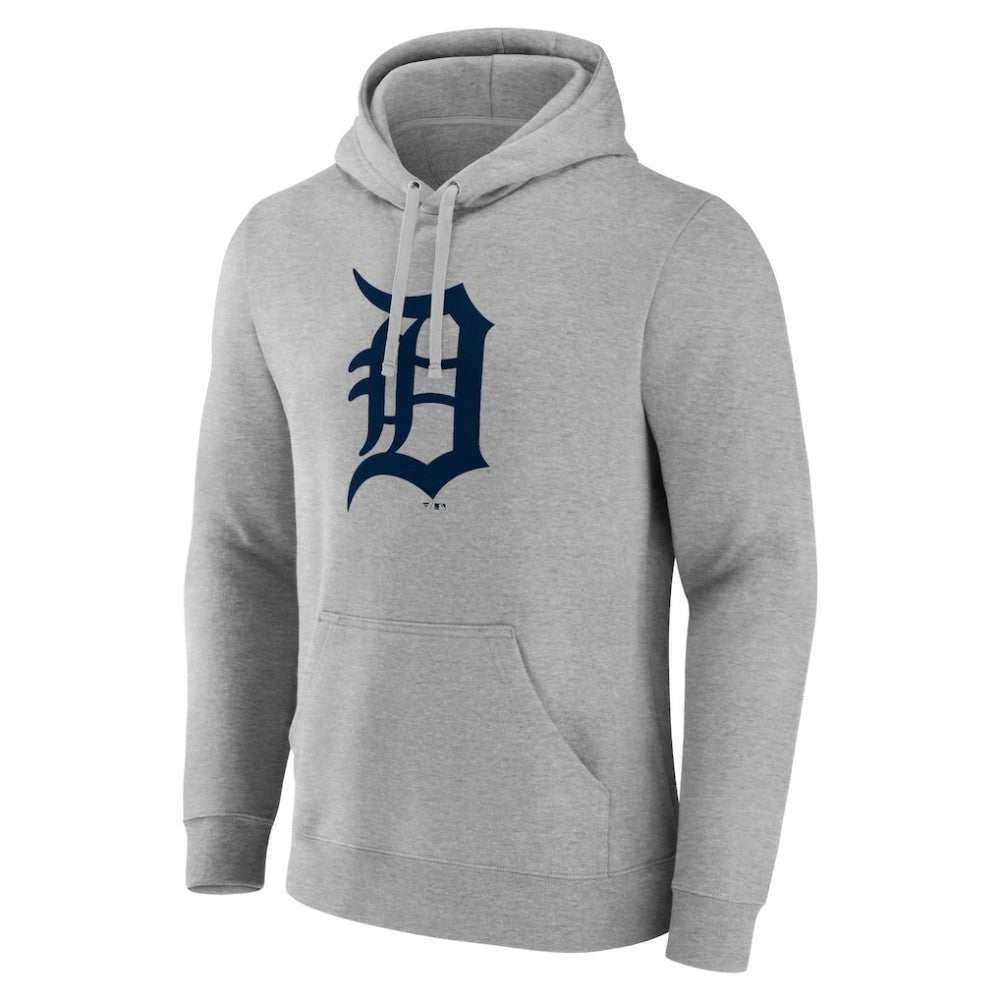 Detroit Tigers Official Logo Fitted Pullover Hoodie - MLB