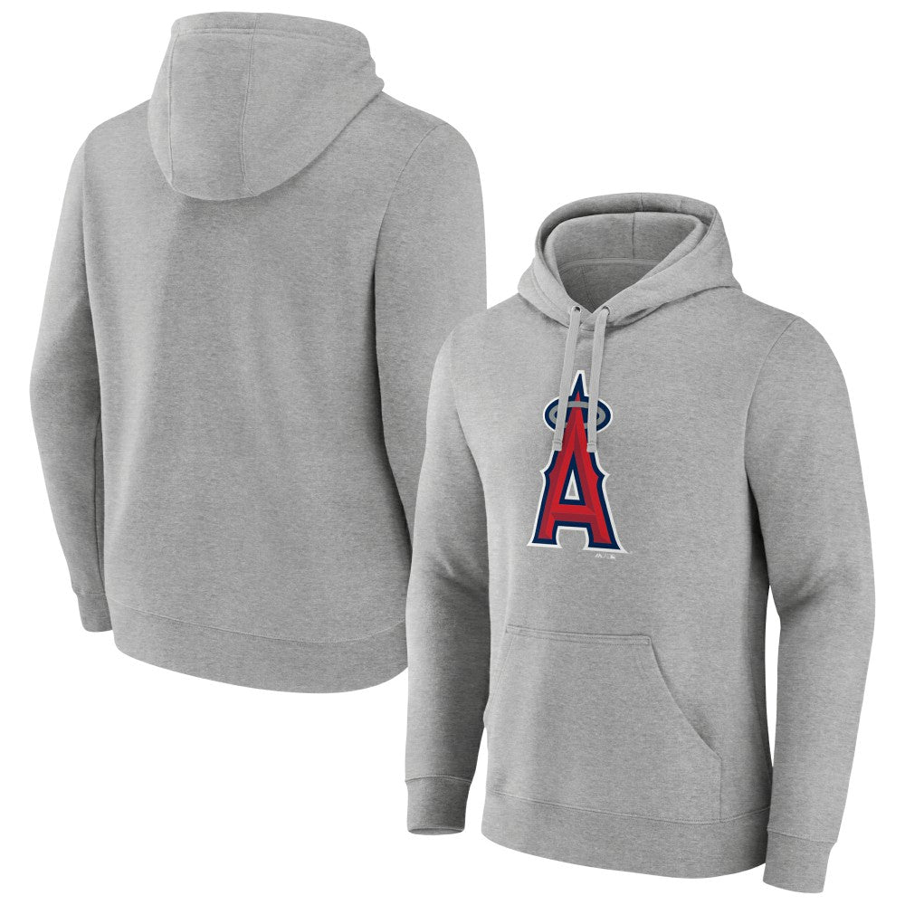Los Angeles Angels Official Logo Fitted Pullover Hoodie - MLB