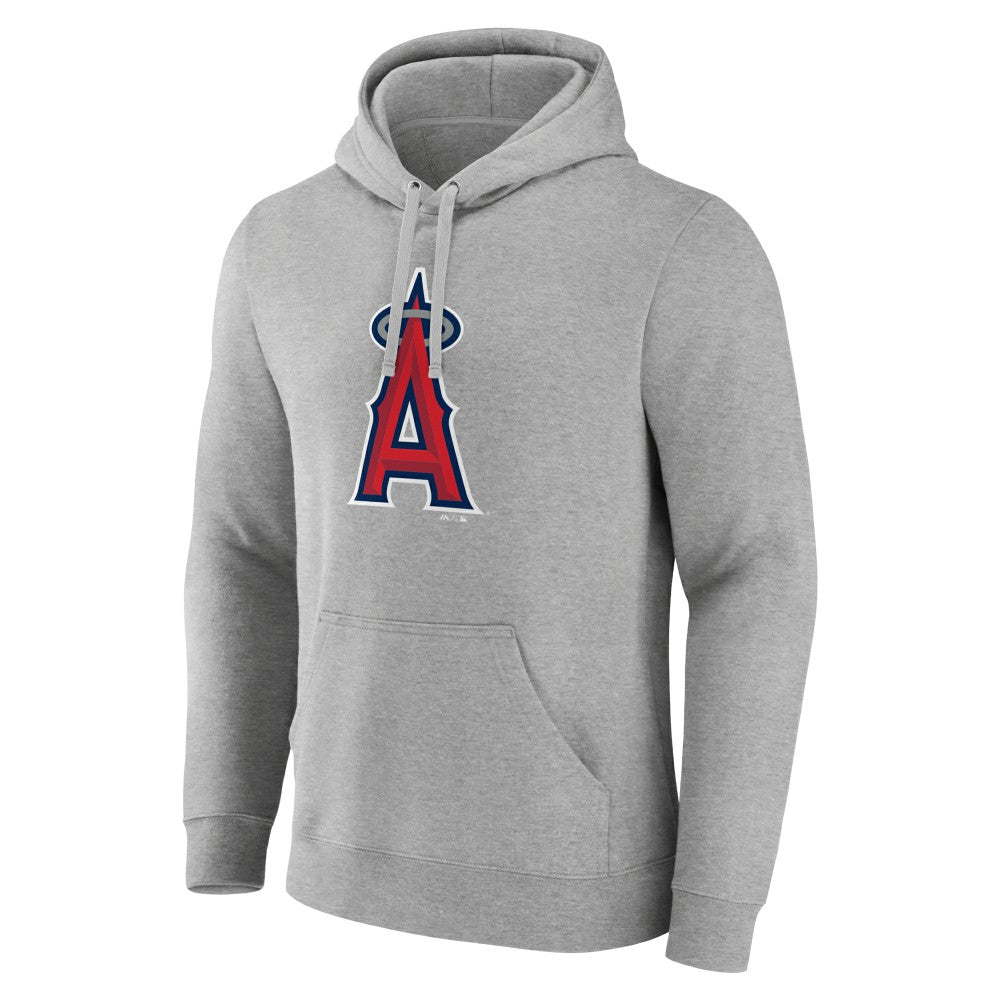Los Angeles Angels Official Logo Fitted Pullover Hoodie - MLB