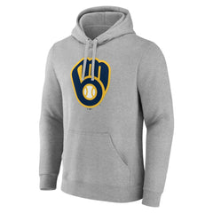 Milwaukee Brewers Official Logo Fitted Pullover Hoodie - MLB