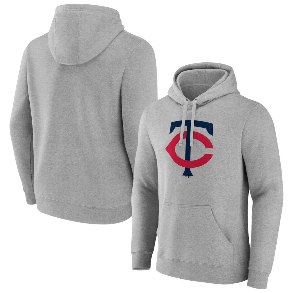 Minnesota Twins Official Logo Fitted Pullover Hoodie - MLB