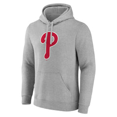Philadelphia Phillies Official Logo Fitted Pullover Hoodie - MLB