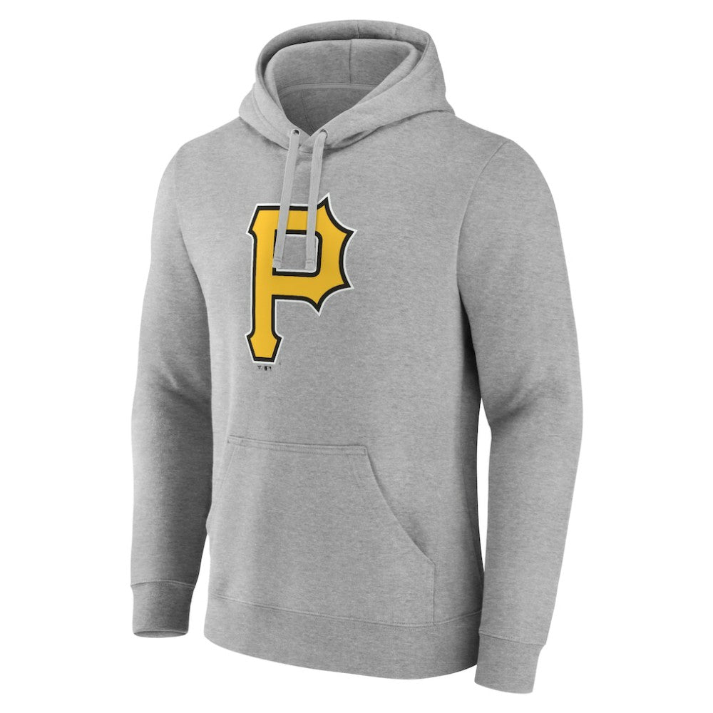 Pittsburgh Pirates Official Logo Fitted Pullover Hoodie - MLB