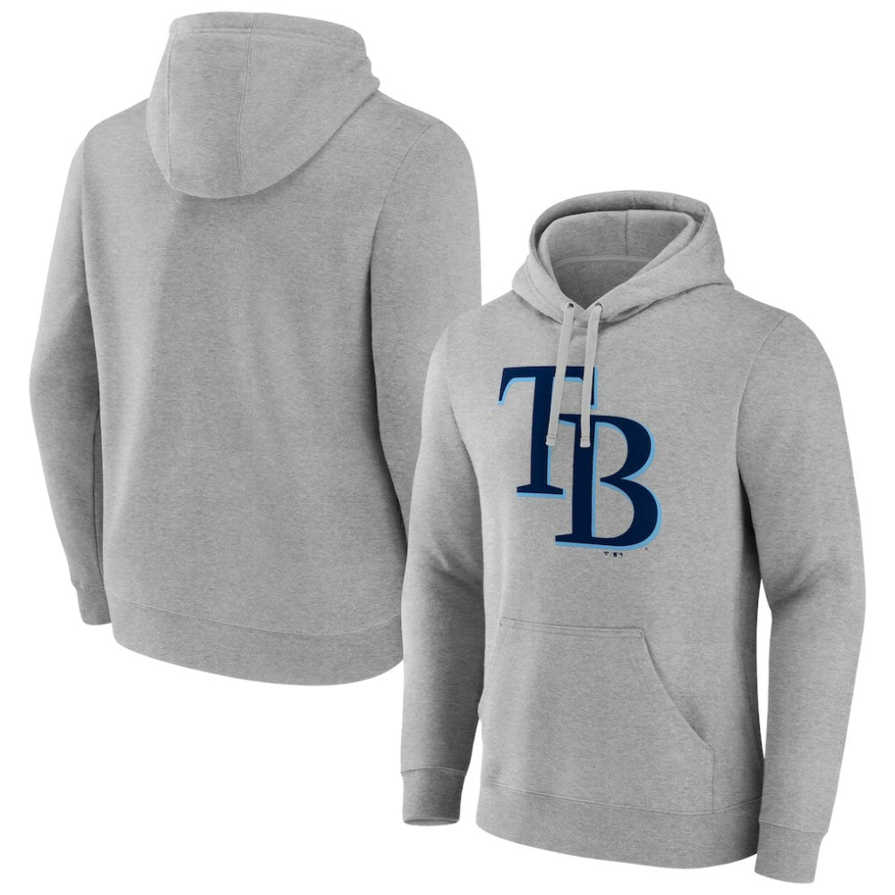 Tampa Bay Rays Official Logo Fitted Pullover Hoodie - MLB