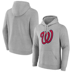 Washington Nationals Official Logo Fitted Pullover Hoodie - MLB
