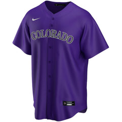 Colorado Rockies Nike Alternate Replica Custom Jersey - MLB
