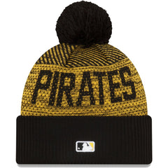 Pittsburgh Pirates New Era Authentic Collection Sport Cuffed Knit Hat with Pom - MLB