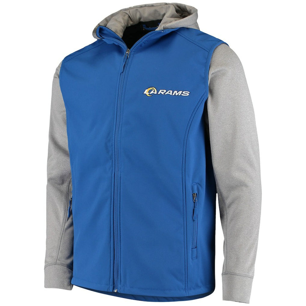 Los Angeles Rams Dunbrooke Alpha Full-Zip Jacket Royal/Gray | NFL