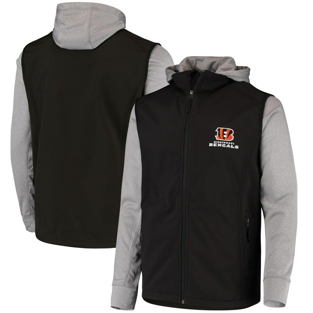 Cincinnati Bengals Dunbrooke Alpha Full-Zip Jacket Black/Gray | NFL
