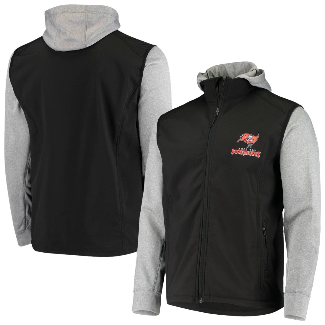 Tampa Bay Buccaneers Dunbrooke Alpha Full-Zip Jacket Black/Gray | NFL