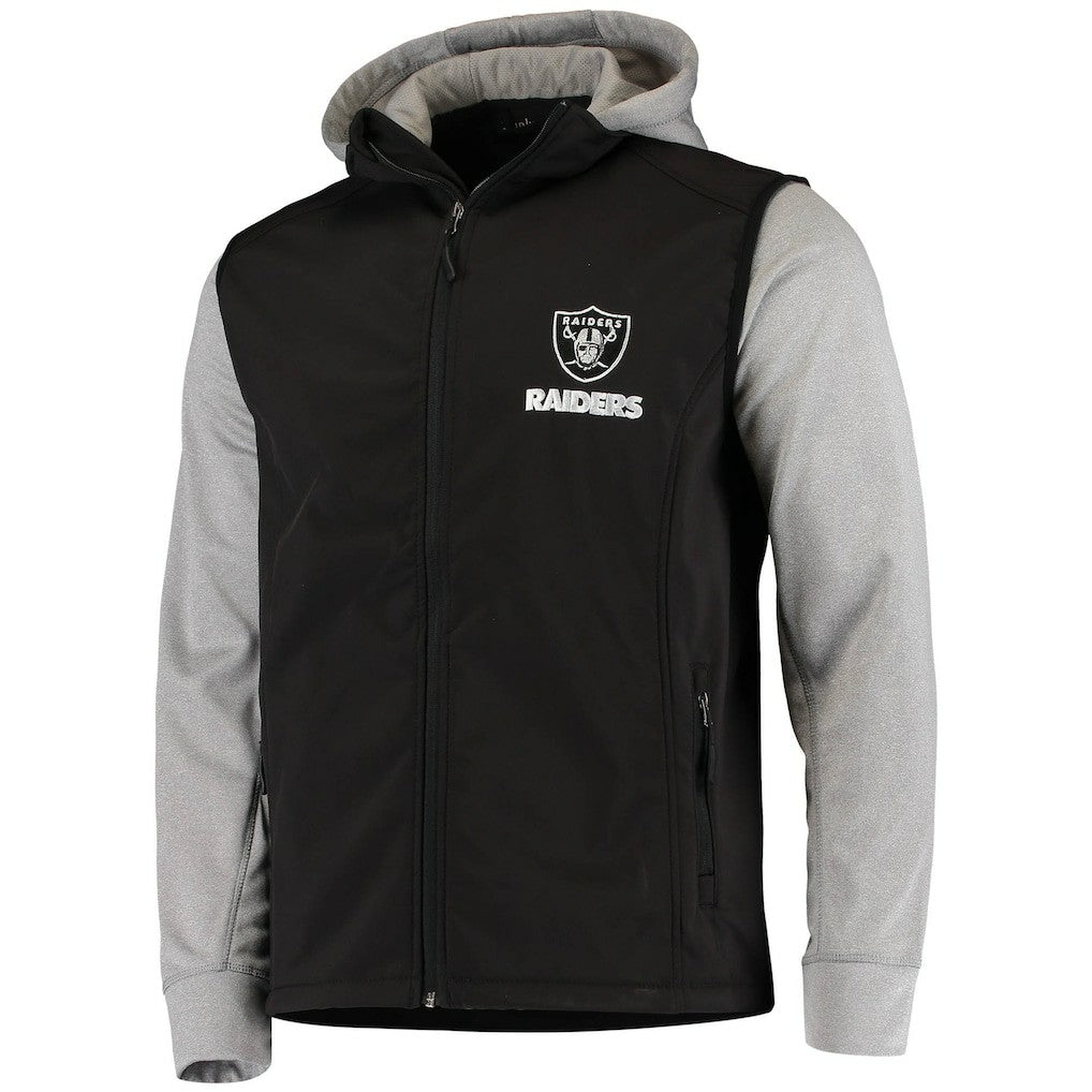 Las Vegas Raiders Dunbrooke Alpha Full-Zip Jacket Black/Gray | NFL