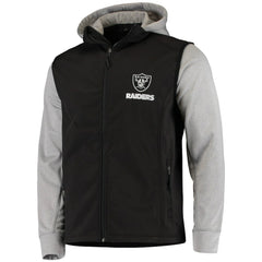Las Vegas Raiders Dunbrooke Alpha Full-Zip Jacket Black/Gray | NFL