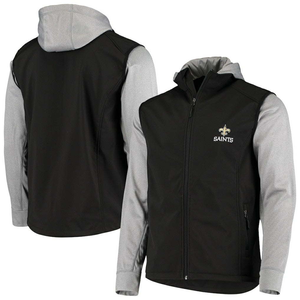 New Orleans Saints Dunbrooke Alpha Full-Zip Jacket Black/Gray | NFL