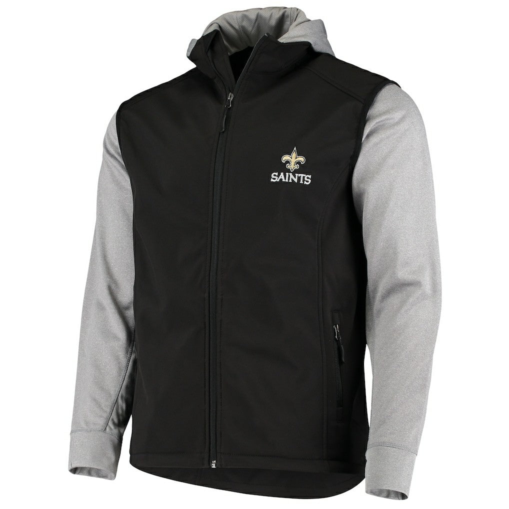 New Orleans Saints Dunbrooke Alpha Full-Zip Jacket Black/Gray | NFL