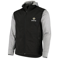 New Orleans Saints Dunbrooke Alpha Full-Zip Jacket Black/Gray | NFL