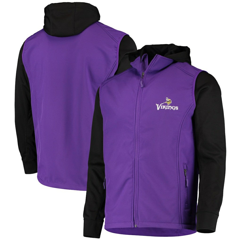 Minnesota Vikings Dunbrooke Alpha Full-Zip Jacket Purple/Black | NFL